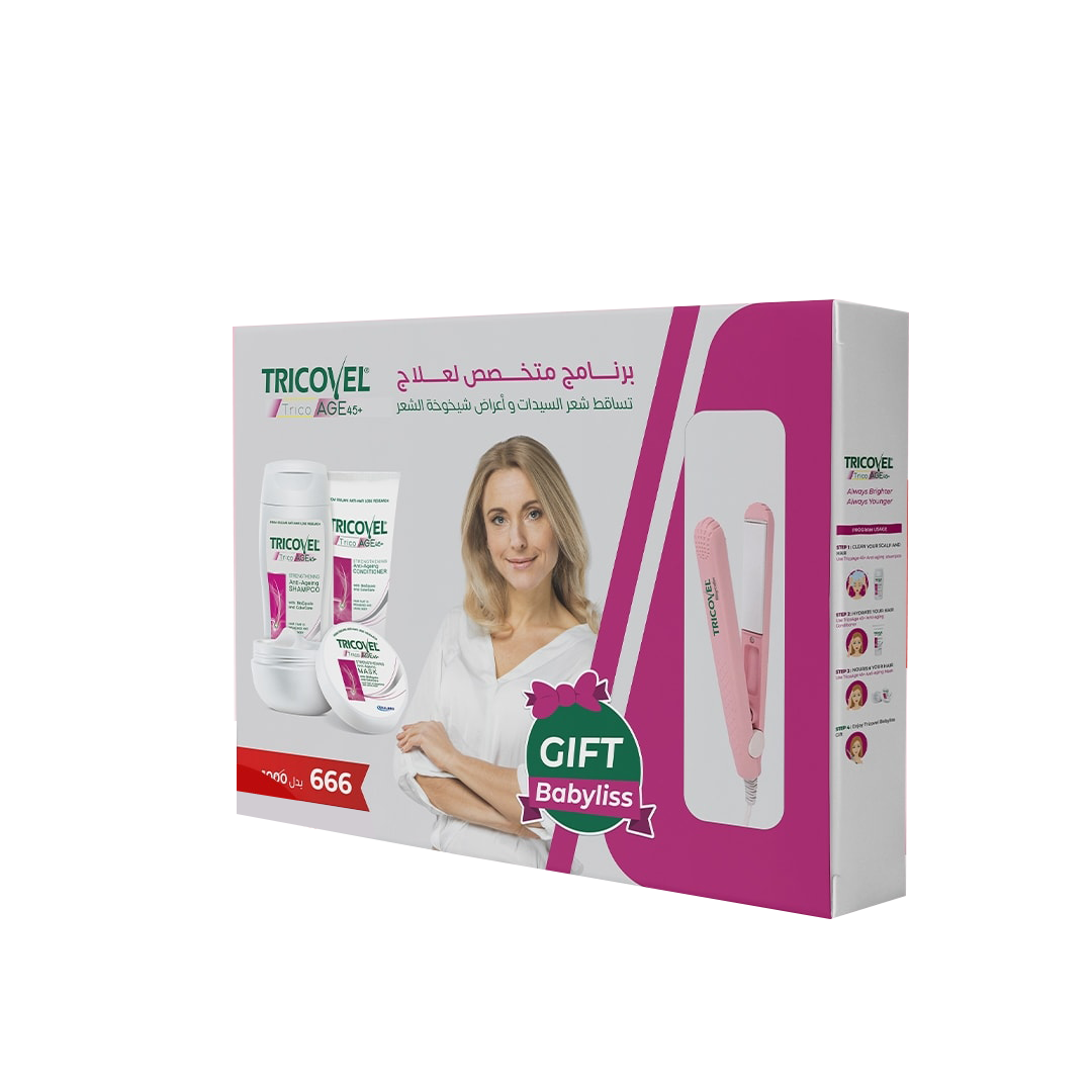 TRICOVEL TRICO AGE45 SH COND MASK مكواه OFFER Tay Pharmacies