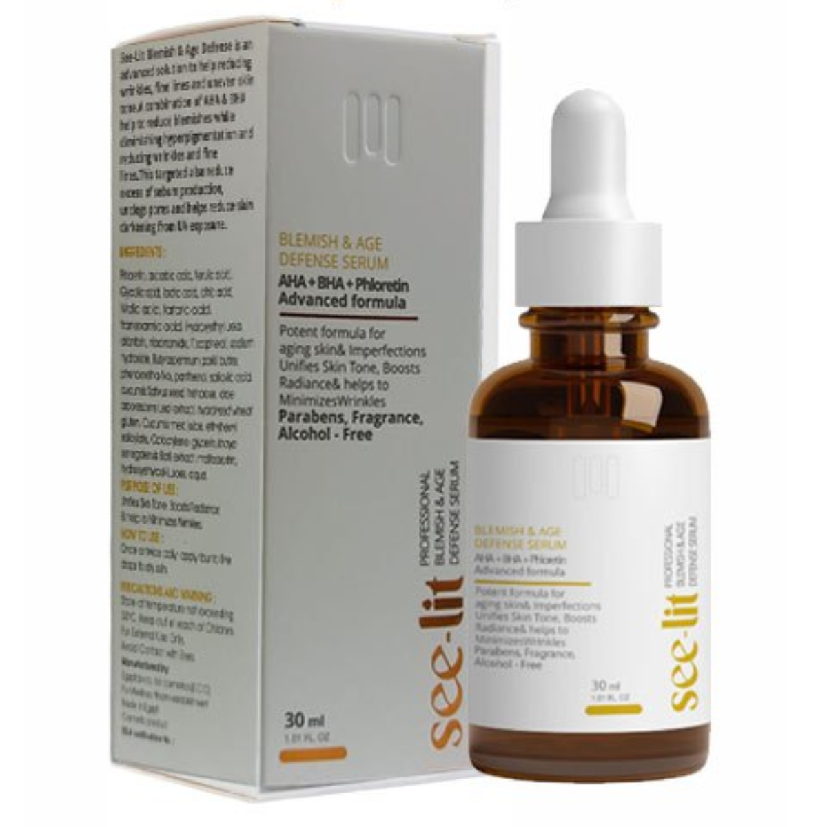 SEE LIT BLEMISH AGE DEFENSE SERUM 30ML Tay Pharmacies