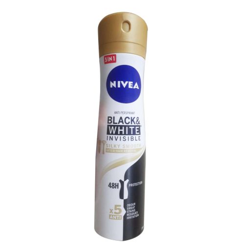 NIVEA SPRAY INVISIBLE B&W SILKY SMOOTH (W)150ML