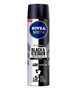 NIVEA SPRAY INVISIBLE B&W (M) 150ML