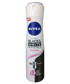 NIVEA SPRAY INVISIBLE B AND W (W) 150ML