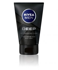 NIVEA FACE WASH DEEP CHARCOAL (M) 100ML