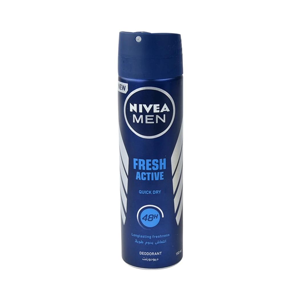 NIVEA SPRAY FRESH ACTIVE (M)150ML - Tay Pharmacies