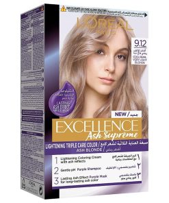 LOREAL EX (9.12) ASH  اشقر لؤلؤي رمادي فاتح جدا