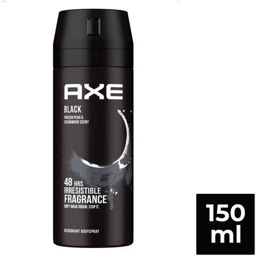 AXE SPRAY BLACK 150ML (NEW)