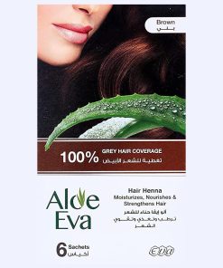 ALOE EVA GREY HAIR COVERAGE HENNA (BROWN)