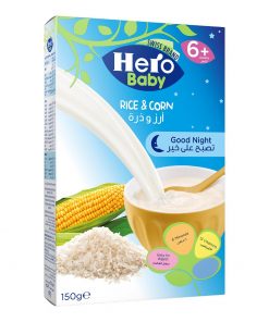 HERO CEREAL  RICE AND CORN 150G