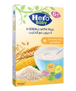 HERO CEREAL WITH M 150G 8 حبوب مع لبن