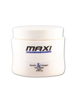 MAXI GOLD MASK 500ML (WHITE) KERATIN&COLAGEN