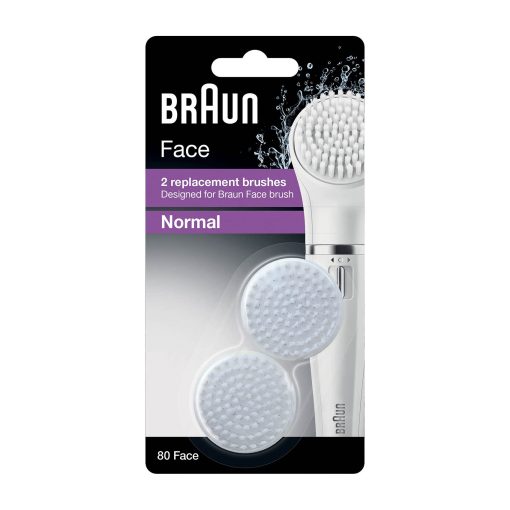 BRAUN FACE 2 BRUSHES NORMAL (80) غيار