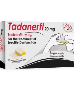 TADANERFI 20MG 4 ORAL DISPERSIBLE FILM