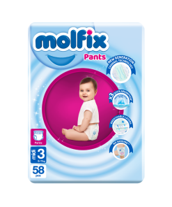 MOLFIX PANTS 3 (6-11 KG) 58PCS