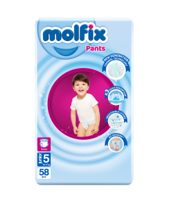 MOLFIX PANTS 5 (12-17KG) 58PCS