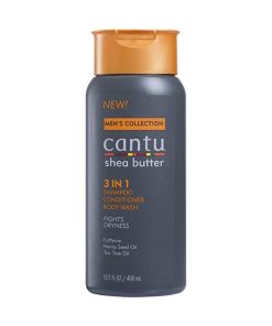 CANTU MEN SHEA BUTTER SHAMPOO 3IN1 400ML