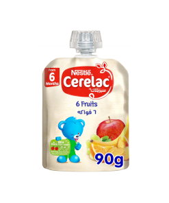 CERELAC PUREE 6 FRUITS 90GM