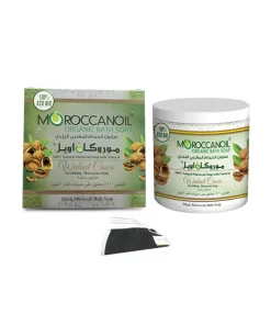 MOROCCAN OIL SOAP 250ML صابون قشر الجوز +LUFFA