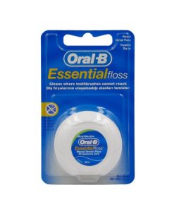 ORAL B ESSENTIAL FLOSS WAXED(MINT) خيط أسنان