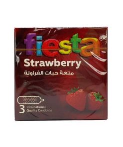 FIESTA CONDOM STRAWBERRY