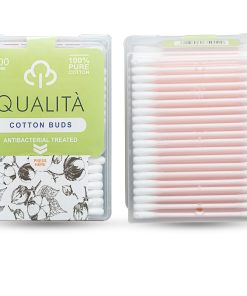 QUALITA COTTON 200PCS (ANTIBACTERIAL) قطن اذن