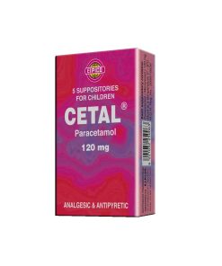 CETAL 120mg 5 supp