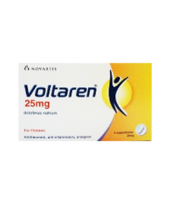 VOLTAREN 25MG CHILDREN 5 SUPP