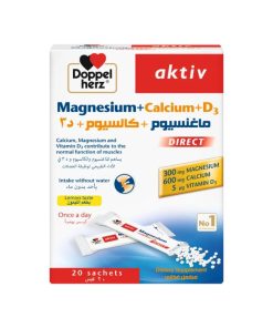 DOPPEL HERZ MAGNESIUM+CALCIUM+D3 20SACHETS