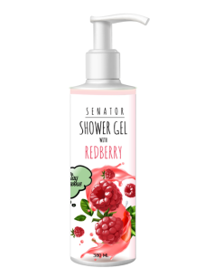 SENATOR SHOWER GEL 380ML(REDBERRY)