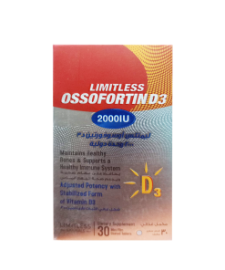 LIMITLESS OSSOFORTIN D3 2000 I.U 30 TAB