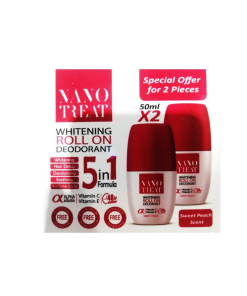 NANO TREAT WHITENING ROLL-ON (SWEET PEACH)1+1 OFFER