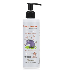 HAPPINESS KIDS SH 2 IN 1 NO TEARS 200ML.