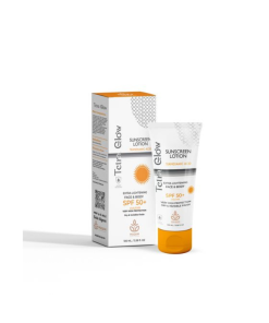 TETRA GLOW SUNSCREEN LOTION SPF50+ 100ML.