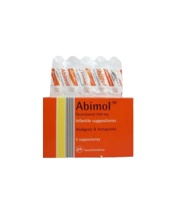 ABIMOL INF 300 MG 5 SUPP