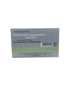 INDOMETHACIN 100 MG 10 SUPP العربيه