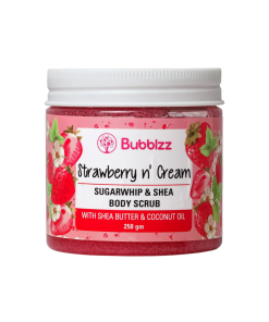 BUBBLZZ BODY SCRUB 250GM STRAWBERRY