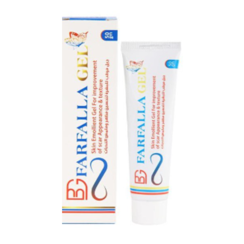 BG FARFALLA SKIN EMOLLIENT SCAR GEL 50GM. - Tay Pharmacies