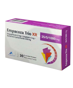 EMPACOZA TRIO XR 25/5/1000MG 30TAB