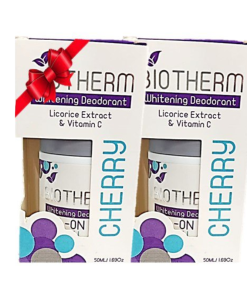 BIOTHERM WHITENING DEODORANT ROLL-ON CHERRY 1+1 OFF