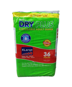 DRY PLUS XL حفاضات كبار السن 36 قطعه