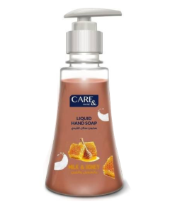 CARE & MORE LIQUID HAND SOAP 350ML. MILK & HONEY