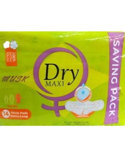 DRY MAXI THICK EXTRA LONG 14 PCS بالمسك