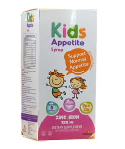 KIDS APPETITE ORANGE SYRUP 125ML