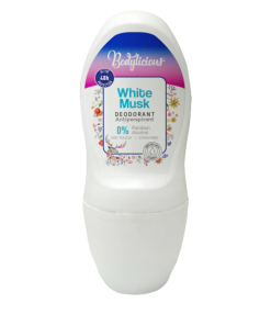 BODYLICIOUS ROLL-ON DEODORANT WHITE MUSK 50ML