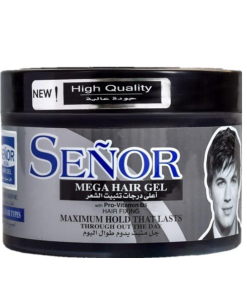 SENOR HAIR GEL MEGA 250GM اسود