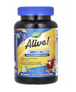 ALIVE MEN+50 60GUMMIES