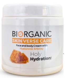 BIORGANIC FACE & BODY CREAM HYALU & HONEY 250ML