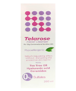 TELAROSE FACIAL CLEANSER 200ML.