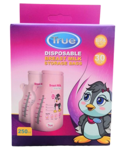 TRUE 2024133 250ML 30PCS اكياس حفظ اللبن روز