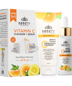 INFINITY VITAMIN C SERUM+VITAMIN C CLEANSER1+1 OFF