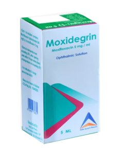 MOXIDEGRIN 5MG/ML OPHTHALMIC SOLUTION 5ML