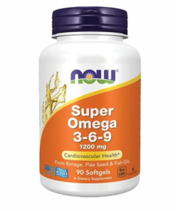 SUPER OMEGA 3-6-9 FISH OIL NOW 90 SOFT GELS